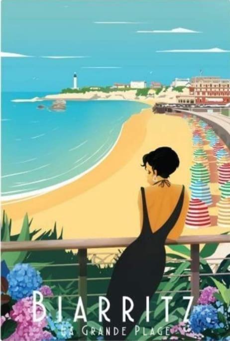 Magnifique T3 - Grande Plage ビアリッツ エクステリア 写真